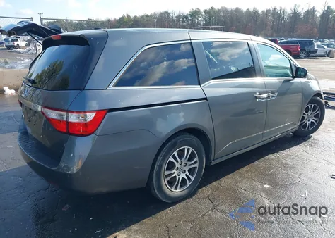 2012 Honda Odyssey Ex-L из США, поврежденный, VIN 5FNRL5H64CB061605